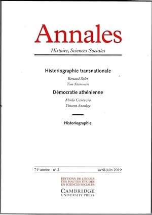 Historiographie transnationale - démocratie athénienne - historiographie [Annales, LXXIV/2]