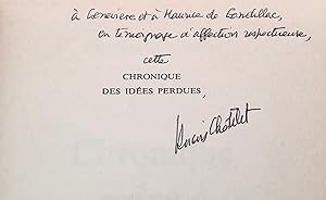 Chronique des idées perdues. Conversations avec André Akoun.