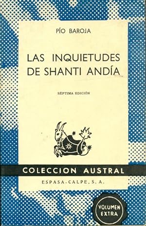 Las inquitudes se Shanti Andia - Pio Baroja