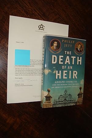 Adolph Coors III : Death of an Heir (first printing + signed Coors letter laid-in)