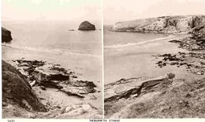Trebarwith Strand Cornwall Real Photo Postcard Tintagel Publisher