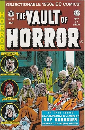The Vault of Horror. Issue #18. EC Comics Gemstone Publishing Reprint, January 1997.