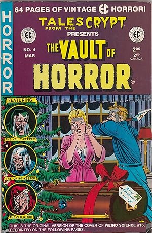Tales from the Crypt presents The Vault of Horror. Issue #4. EC Comics Russ Cochran Reprint, Marc...