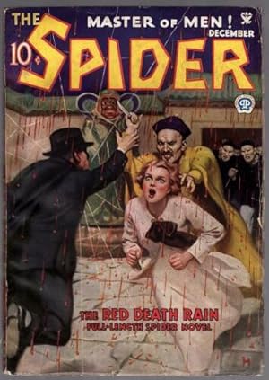 The Spider Dec 1934 John Newton Howitt GGA Oriental menace Cvr Signed