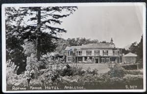 Ambleside Postcard Rothay Manor Hotel Vintage 1953 Real Photo