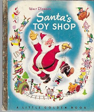 Walt Disney's Santa's Toy Shop (A Little Golden Book) #D16