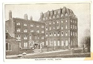 Exeter Devon Rougemont Hotel Vintage Postcard