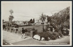Exmouth Postcard Vintage 1954 Pavilion Gardens