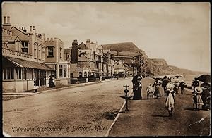 Sidmouth Devon Esplanade Bedford Hotel Vintage 1911