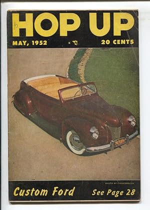 Hop Up #10 5/1952-custom cars-hot rods-Pomona AAA stock car race features-Troy Ruttman-VG