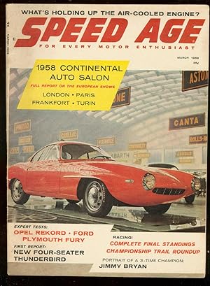 Speed Age Magazine January 1958-Alfa Romeo-Roger Ward-Jimmy Bryan