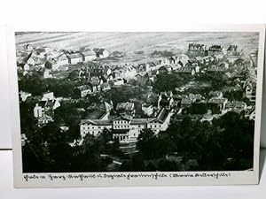 Thale im Harz. Sachsen - Anhalt. Alte Ansichtskarte s/w ungel. ca 40ger Jahre ?. Ortsansicht aus ...