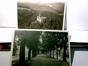 Ballenstedt am Harz. 2 x Alte Ansichtskarte / Postkarte s/w gel. 1931. u. 1 x dat. 1930. 1 x Burg...