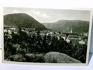 Thale. Harz. Alte Ansichtskarte / Postkarte s/w, ungel. ca 30 / 40ger Jahre ?. Panoramablick über...