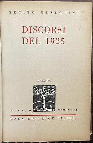 Discorsi del 1925