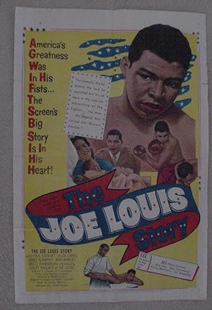 Joe Louis Story Original One Sheet Movie Poster 1953