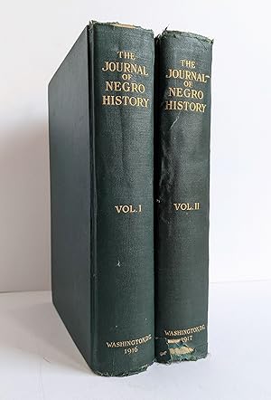 1916 CARTER G. WOODSON - JOURNAL OF NEGRO HISTORY Volume I & II ***SIGNED & INSCRIBED by WOODSON ...