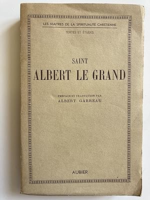 Textes et études. Trad. Albert Garreau.