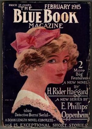Blue Book Feb 1915 Pulp Haggard The Ivory Child; First app. of H. Bedford Jones