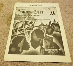 Sheet Music from George Gershwin's Classic Opera Porgy and Bess, 1935