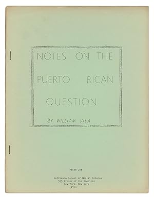 Notes on the Puerto Rican Question