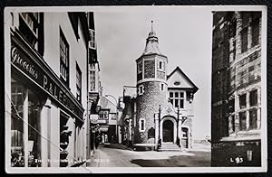 Lyme Regis Postcard Town Hall Real Photo 1957