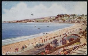 Swanage Postcard Vintage 1953 Watercolour by B.F.C. Parr