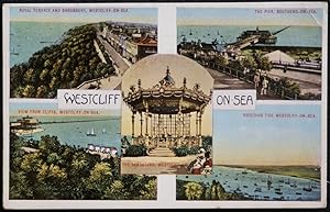 Westcliff On Sea Postcard Vintage 1927