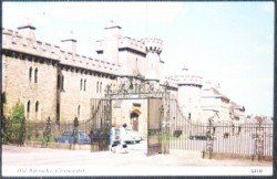 Cirencester Postcard Old Barracks Gloucestershire