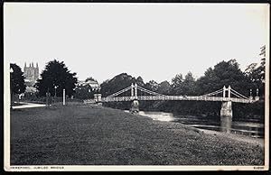Hereford Postcard Vintage Jubilee Bridge