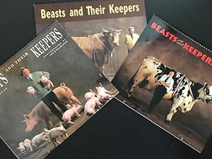Beasts and Their Keepers--3 Wall Calendars for 1995, 1997, and 1998