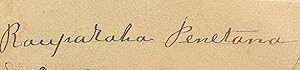 Signature of Te Rauparaha