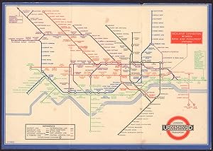 London Underground Transport - Underground railways of London [print code 33-3636] 1933 - 33-2791