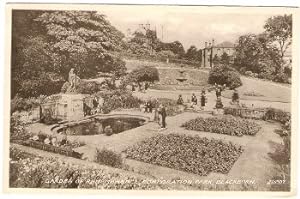 Blackburn Postcard Garden Of Remembrance Corporation Park