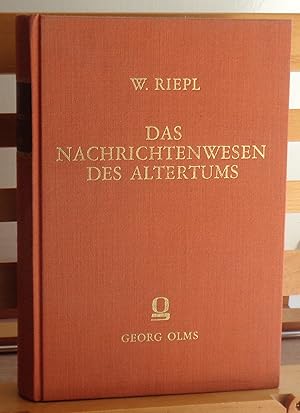 Das Nachrichtenwesen des Altertums, mit besonderer Rücksicht auf die Römer