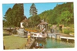 Henley On Thames Postcard Marsh Lock 1970