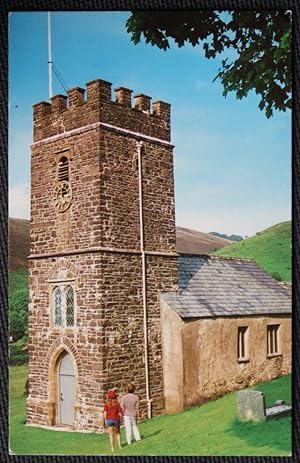 Exmoor Postcard Oare Church