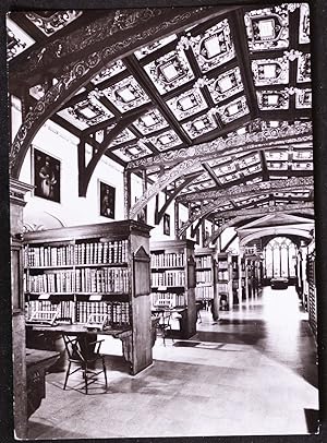 Oxford Bodleian Library Postcard Real Photo