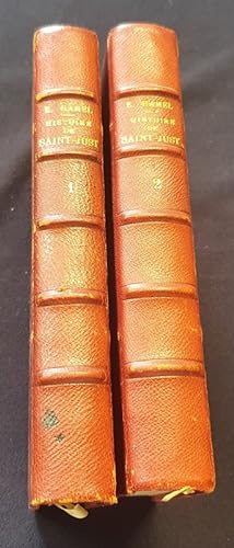 Histoire de Saint-Just - 2 tomes en 2 volumes