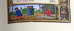 The Golf Book - The Book of Hours of Golf - One of the first illuminated manuscripts to ever depi...