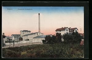 Carte postale Erstein, Elsässische Zuckerfabrik