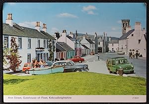 Kirkcudbrightshire Gatehouse-Of-Fleet Ann Street Postcard 1977