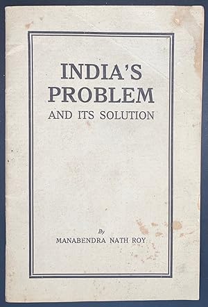 India's problem and its solution