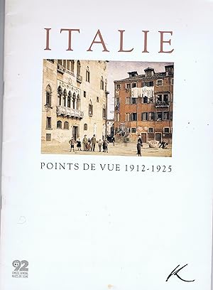 ITALIE - POINTS DE VUE 1912 - 1925