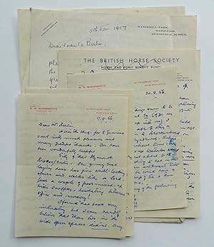 Five autograph signed letters from R.S. (Reggie) Summerhays to Juanita, Sven and Jasper Berlin. F...