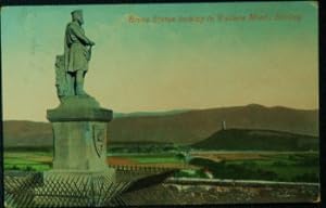 Stirling Postcard Scotland Bruce Statue Vintage 1913