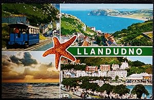 Llandudno Great Orme Railway Multiview Postcard Wales