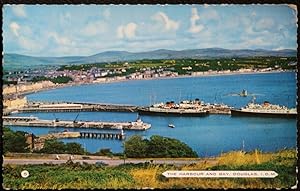 Isle Of Man Postcard Douglas The Harbour Ships 1964