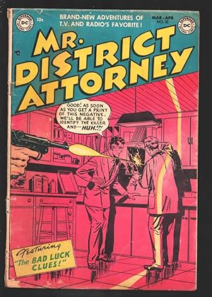 Mr. District Attorney #2 1953- DC -The TV Gng-G+