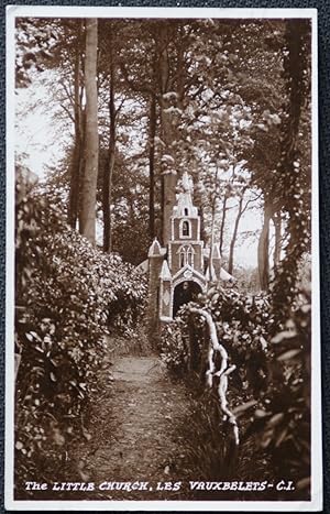 Guernsey Postcard The Little Church Les Vauxbeles Real Photo 1947